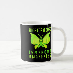 Hope For A Cure Lymphoma Awareness Butterfly  Coffee Mug