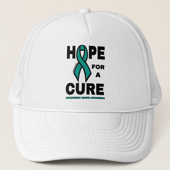 Hope For A Cure...Myasthenia Gravis Trucker Hat (Front)