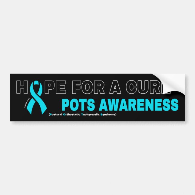 Hope For A Cure...POTS Bumper Sticker (Front)