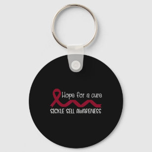 Hope For A Cure - Sickle Cell Awareness Month Indi Keychain