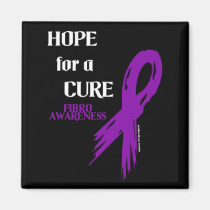 Hope for a Cure/Torn Ribbon...Fibro Magnet