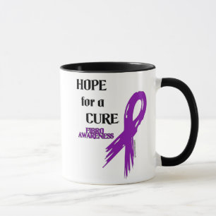 Hope for a Cure/Torn Ribbon...Fibro Mug