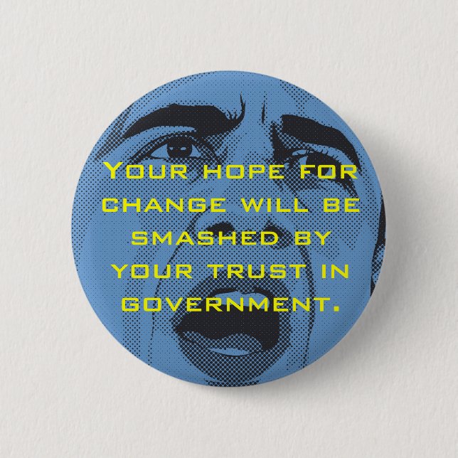 "Hope for Change" Button (Front)
