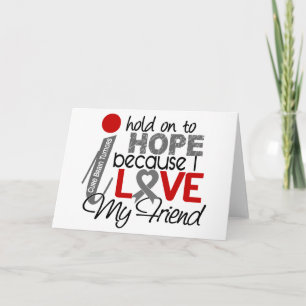 Hope For My Friend Brain Tumour Card