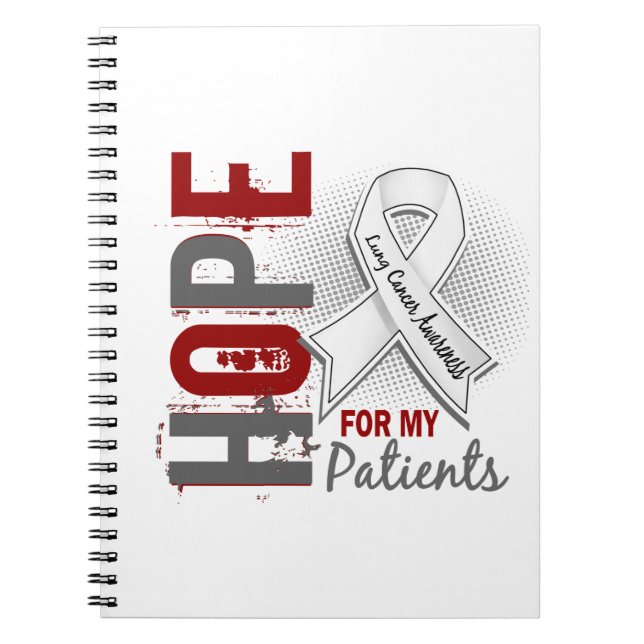 Hope For My Patients Lung Cancer Notebook (Front)