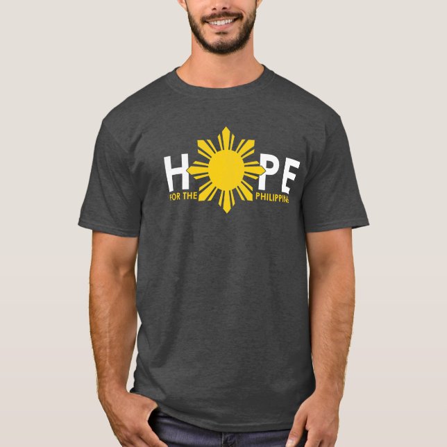Hope For The Philippines T-Shirt (Front)