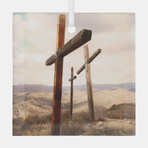 HOPE FOR THE WORLD Glass Ornament