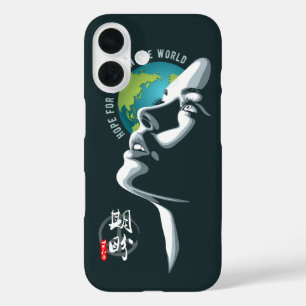 Hope for World peace iPhone 16 Case
