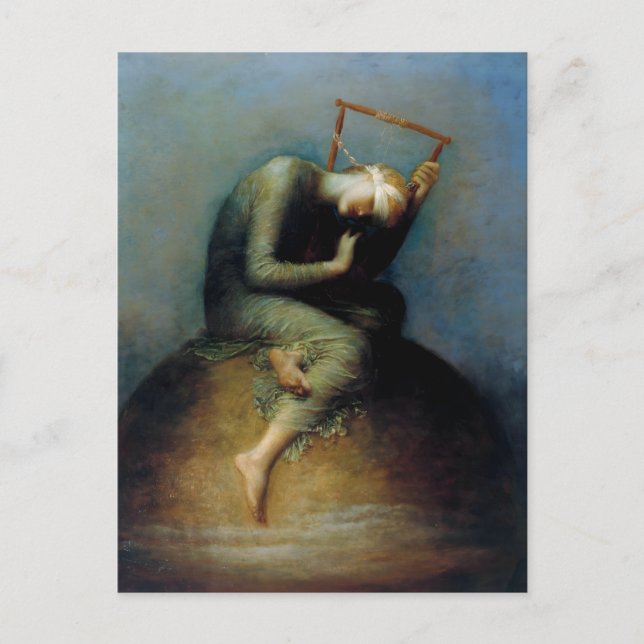 Hope George Watts Painting Postcard (Front)