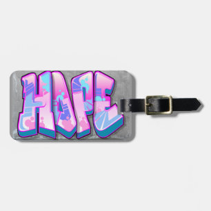 Hope Graffiti Luggage Tag