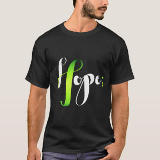 Hope Green Ribbon Semicolon - Mental Health T-Shirt