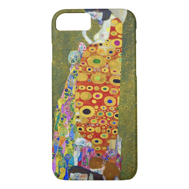 Hope, Gustav Klimt Case-Mate iPhone Case (Back)