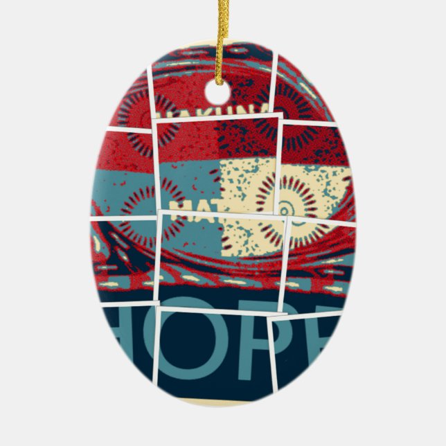 Hope Hakuna Matata Ceramic Ornament (Front)