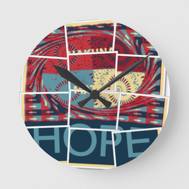 Hope Hakuna Matata Round Clock (Front)