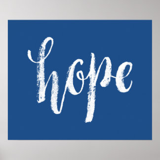 Hope - Hand Lettering Typography Design Poster