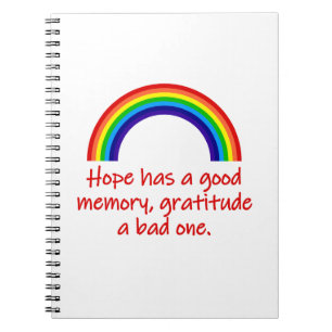 Hope Has A Good Memory Notebook