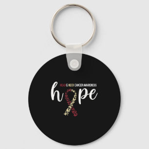 Hope Head And Neck Cancer Awareness Keychain