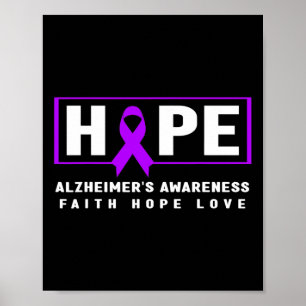 Hope Heimerheimer’s - Purple Ribbon Heimerheimer’s Poster
