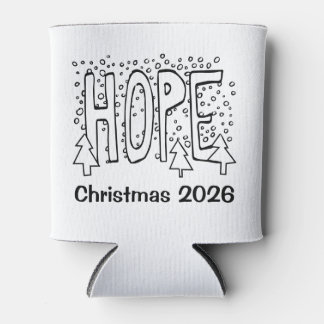Hope Holiday Colour-It-Yourself Personalized Can Cooler
