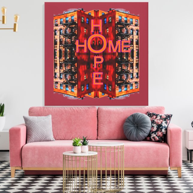 Hope Home  Canvas Print (Insitu(LivingRoom))