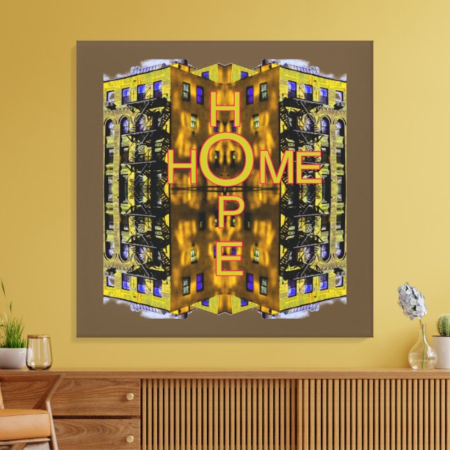 Hope Home  Canvas Print (Insitu(LivingRoom))