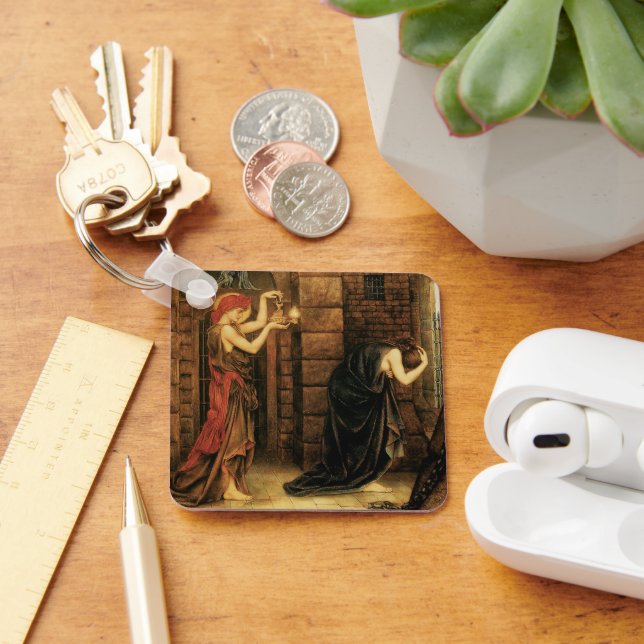 Hope in a Prison of Despair by Evelyn De Morgan Keychain (Desk)