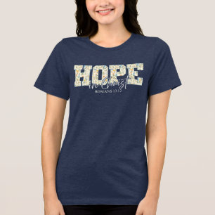 Hope in Christ - Floral Bible Verse Shirt
