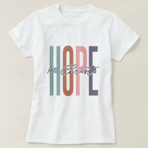 Hope in Christ Inspirational T-shirt Design