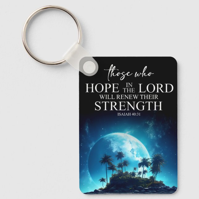 Hope in the LORD Keychain (Front)