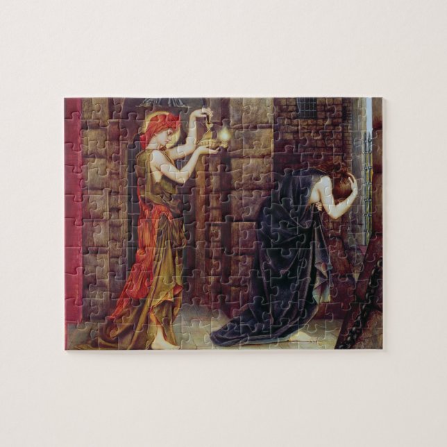Hope in the Prison of Despair (oil on canvas) Jigsaw Puzzle (Horizontal)