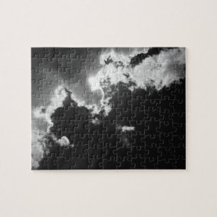 Hope in the silver lining of the clouds. jigsaw puzzle