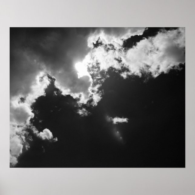 Hope in the silver lining of the clouds. poster (Front)