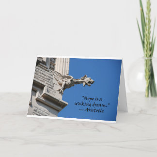 "Hope is a waking Dream" Aristotle Card