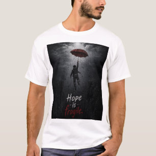 “Hope Is Fragile: Holding On While Everything Fall T-Shirt