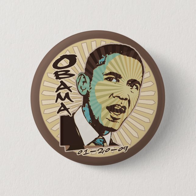 Hope is Here Inauguration Day Gear 2 Inch Round Button (Front)