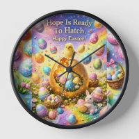 Hope is ready to hatch magical happy Easter wall