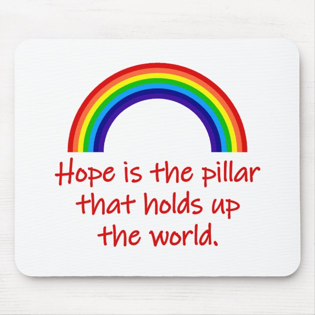 Hope Is The Pillar  Mouse Pad (Front)
