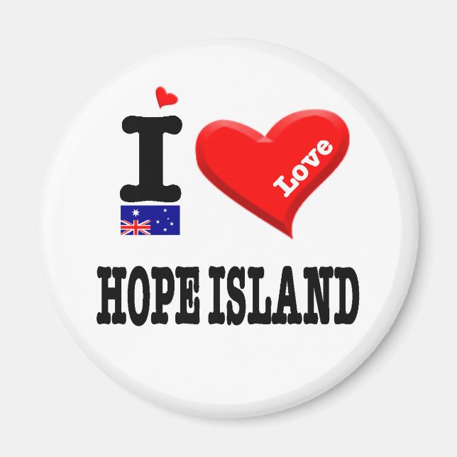 HOPE ISLAND - I Love Magnet (Front)
