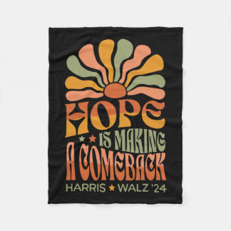 Hope Kamala Harris Wheimer 2024 Hope Is Making A C Fleece Blanket