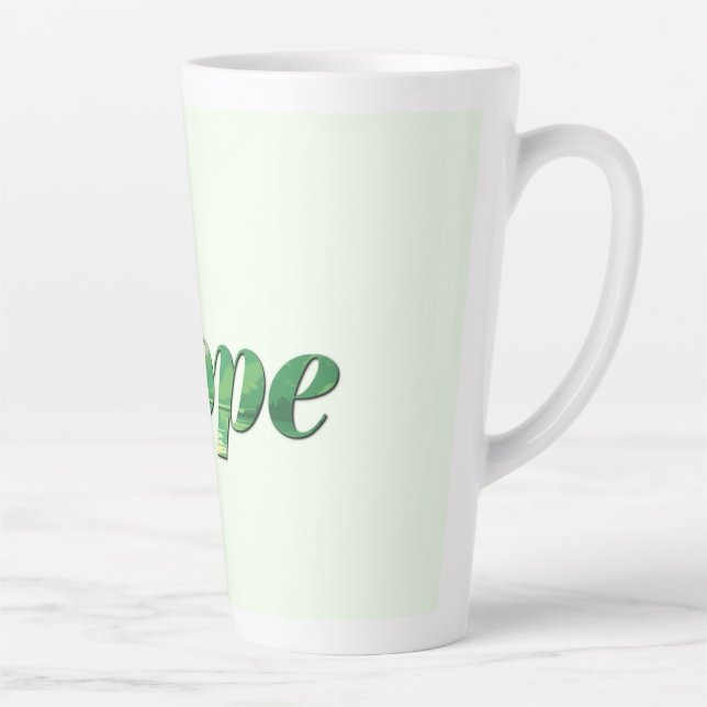 Hope. Latte Mug (Right)