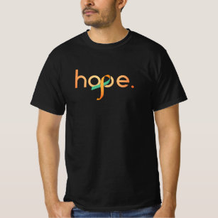 Hope Leukaemia Awareness Orange Ribbon T-Shirt