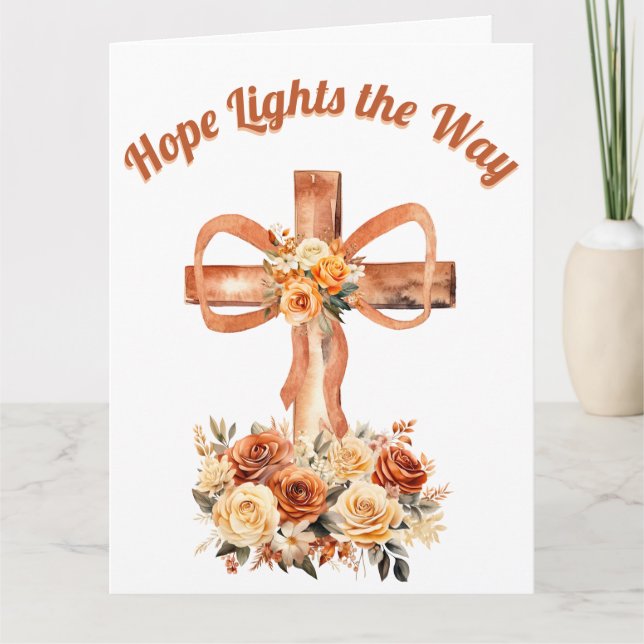 Hope Lights Greeting Card (Front)