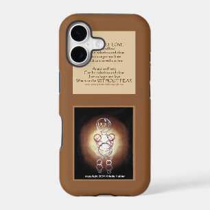 Hope & Love Bubble People phone case