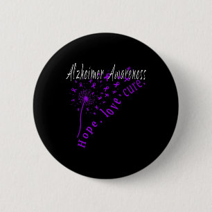 Hope Love Cure Heimerheimer Disease Awareness 1 2 Inch Round Button