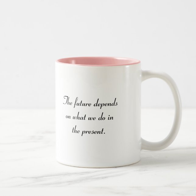 Hope Love & Faith Breast Cancer Coffee Mug (Right)