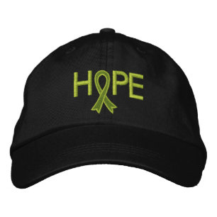 HOPE - Lymphoma Ribbon Embroidered Hat