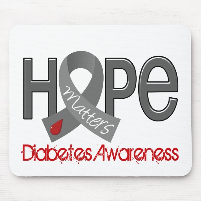 Hope Matters 2 Diabetes Mouse Pad (Front)