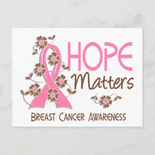 Hope Matters 3 Breast Cancer Postcard