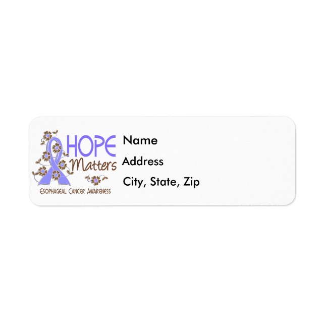 Hope Matters 3 Cancer de l'oesophage (Devant)