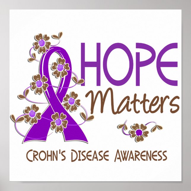 Hope Matters 3 Crohn's Disease Poster (Front)